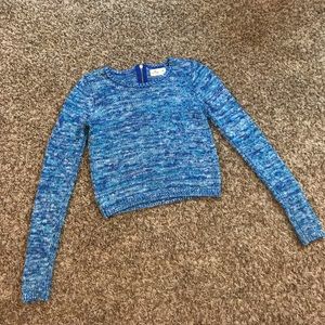 Hollister cropped knit sweater